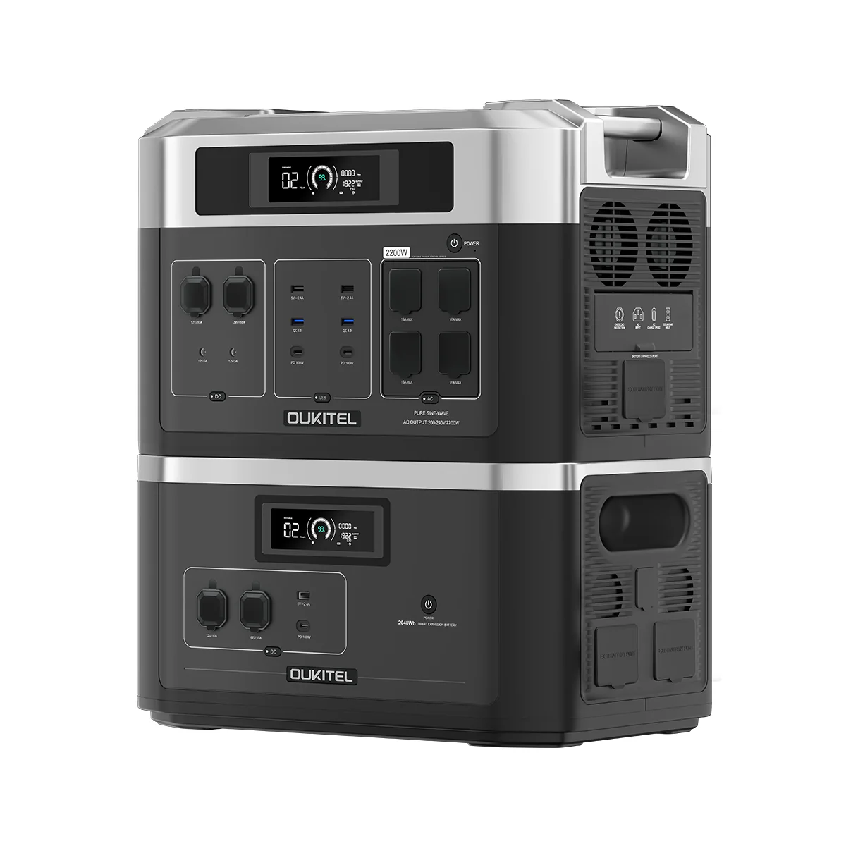 Зарядна станція Oukitel BP2000 Pro + B2000 / 4096 Вт·год / 3600 Вт - Зображення 3
